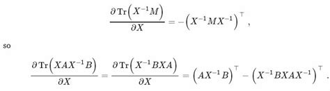 atx derivatives|Properties of the Trace and Matrix Derivatives.